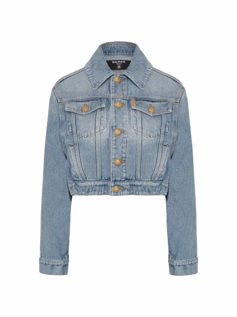 

Укороченная джинсовая куртка Balmain