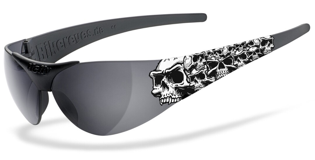 

Очки Helly Bikereyes Moab 4 1000 Skulls солнцезащитные с рисунком