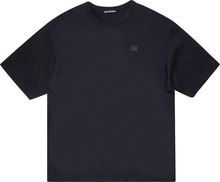 

Футболка Acne Studios Face Logo Patch T-Shirt 'Black', черный