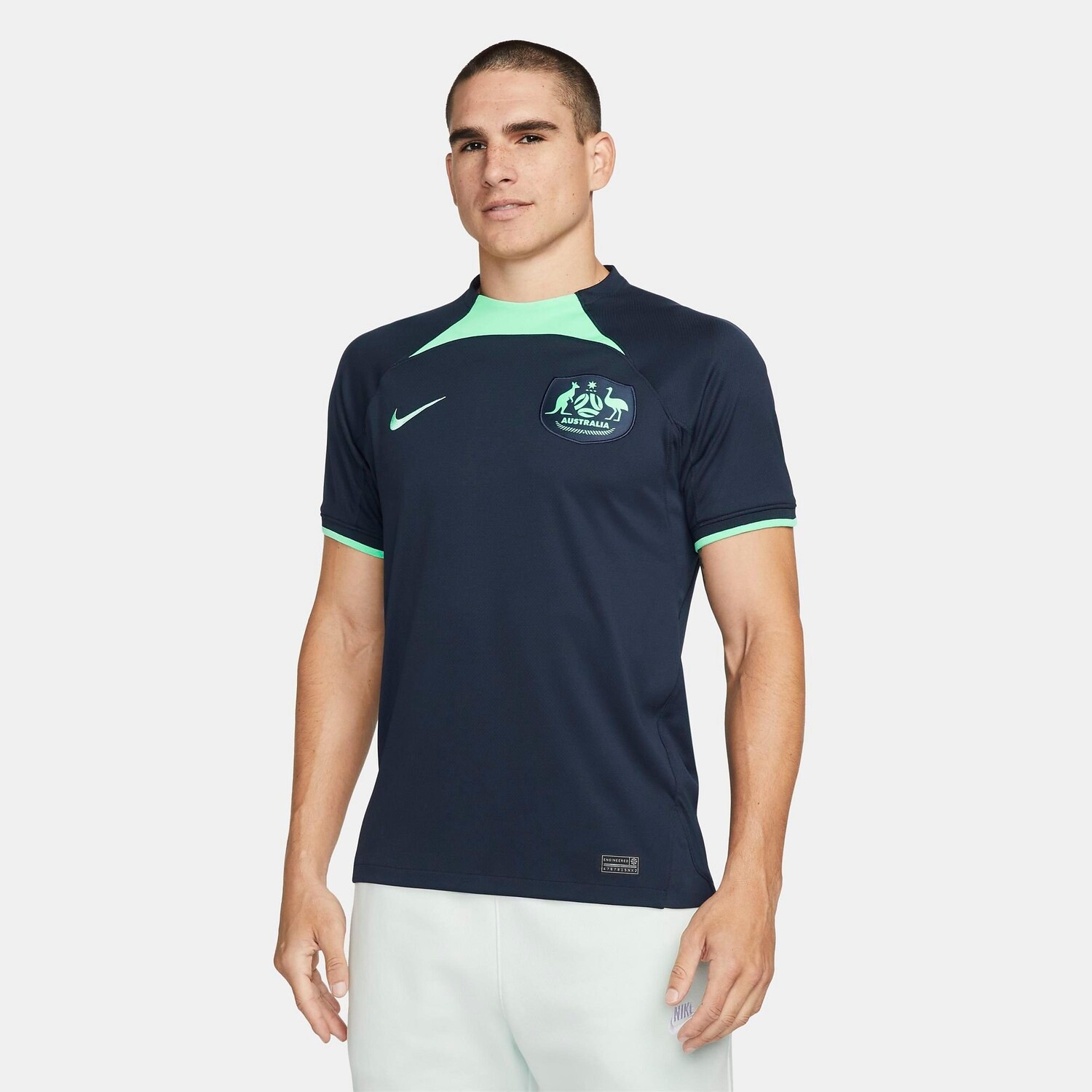 

Мужская футболка Nike Dri-FIT Australia 2022-23 Stadium Away Soccer, синий