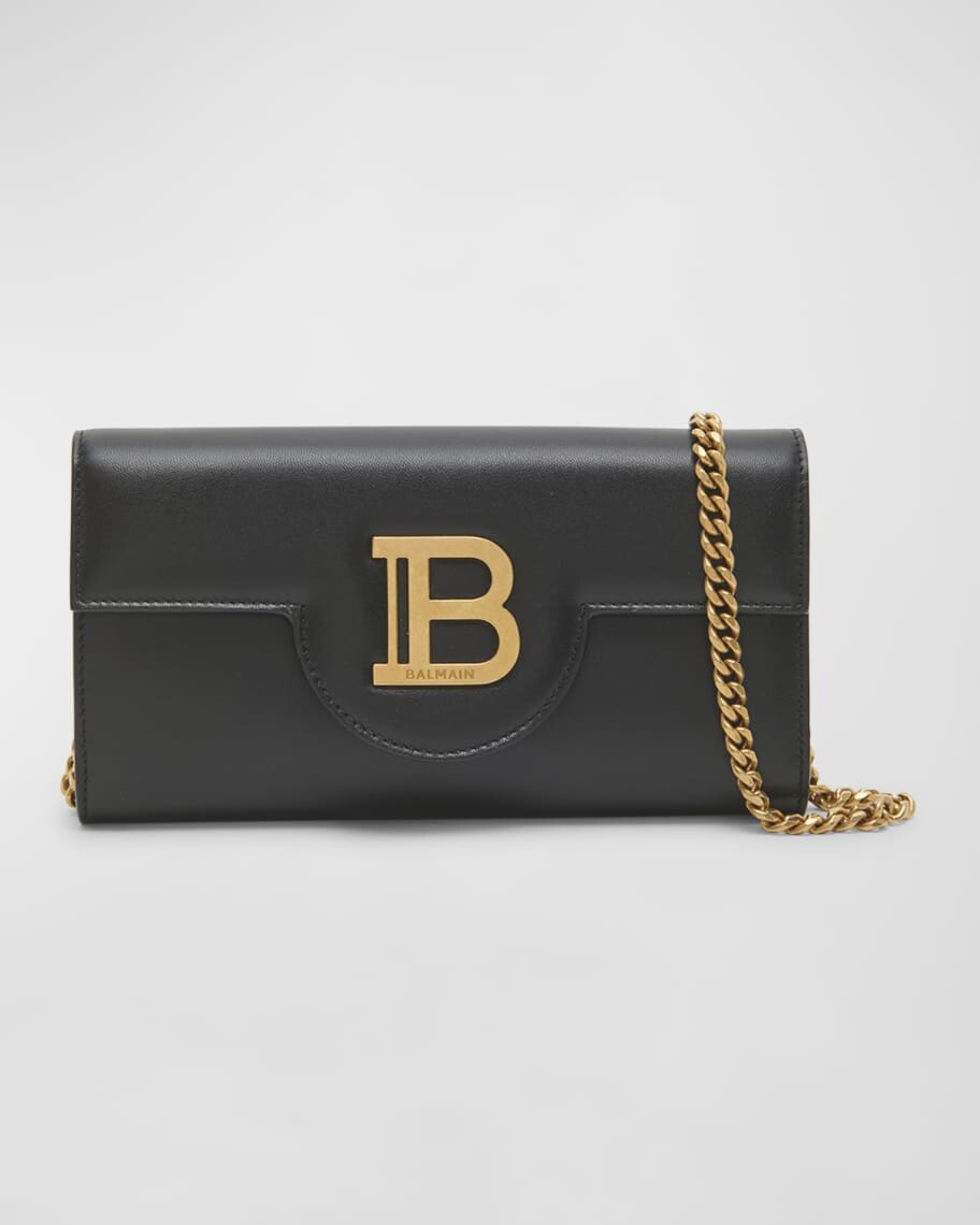 

Кожаный кошелек с клапаном на цепочке BBuzz Balmain