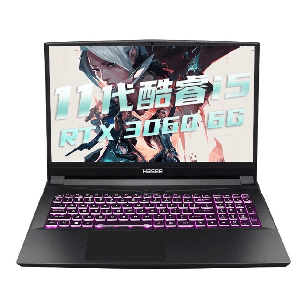 

Ноутбук HASEE TX8-CA5DP 16.1" FullHD 16ГБ/512ГБ i5-11400 RTX 3060, английская клавиатура