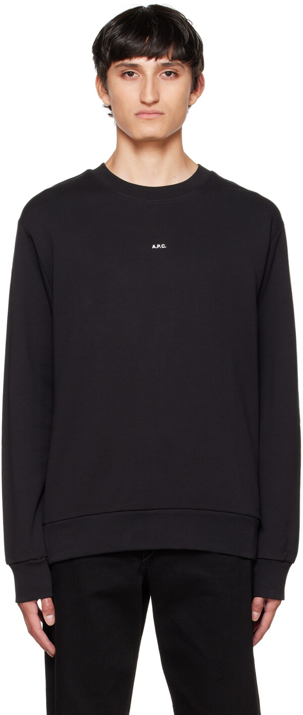 

Черный свитшот Стив A.P.C.