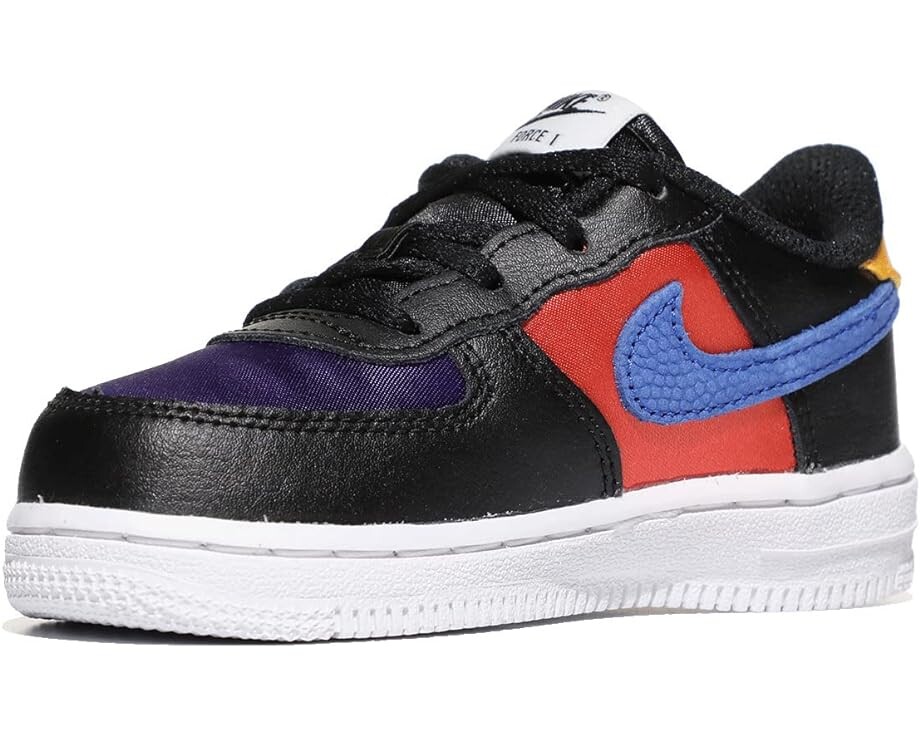

Кроссовки Nike Force 1 '06 LV8 Emb, цвет Black/Gym Red/Washed Teal/Court Purple