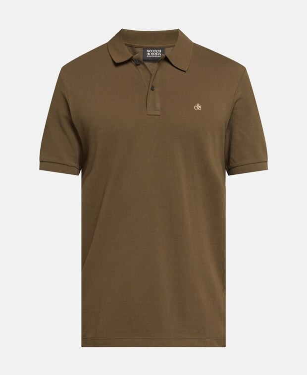

Рубашка поло Scotch & Soda, зеленый