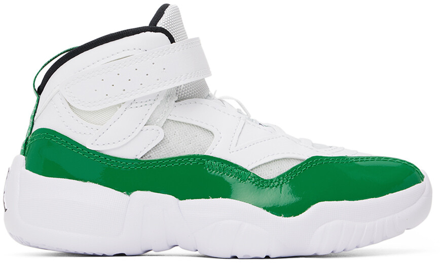 

Белые детские кроссовки Nike Jordan Kids Jumpman Two Trey Little Kids