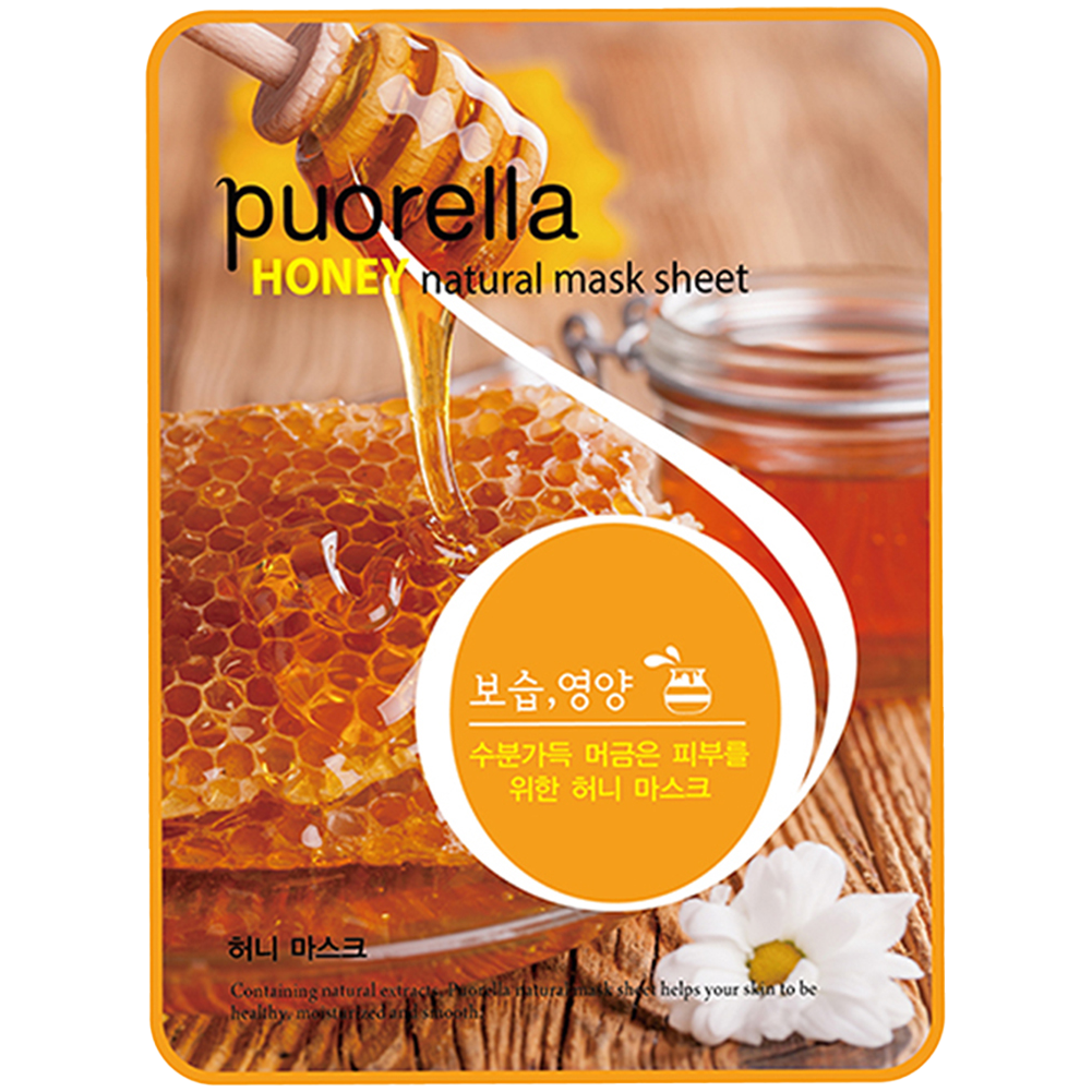 Puorella питательная маска для лица - мед, 21 г