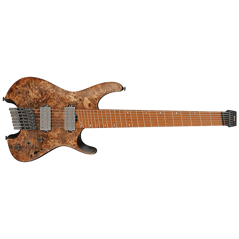 Ibanez QX527PB 7-струнная электрическая гитара Quest без головы из АБС-пластика, окрашенная в античный коричневый цвет, СОВЕРШЕННО НОВАЯ + СУМКА ДЛЯ ЧЕХОЛ