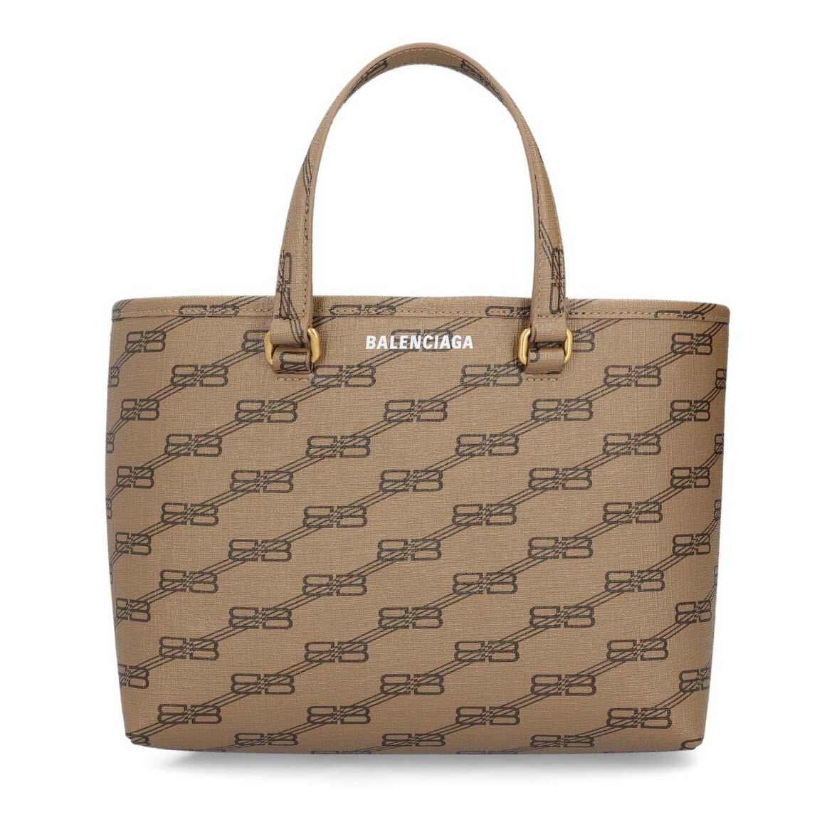 

Сумка-тоут Balenciaga Bb Monogram, бежевый