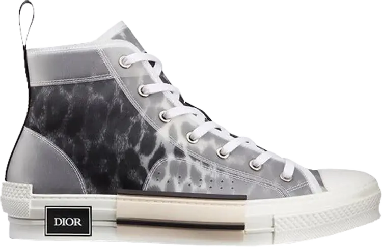 

Кроссовки Dior B23 High Grey Leopard, серый