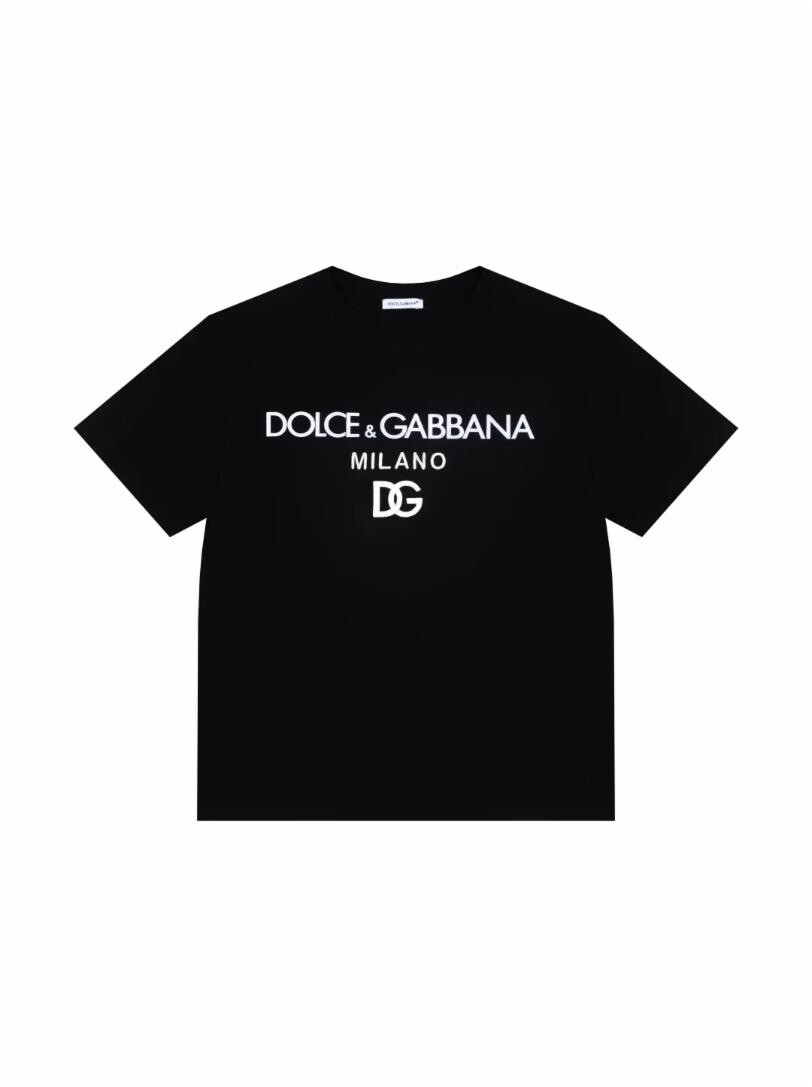 

Хлопковая футболка с логотипом Dolce&Gabbana
