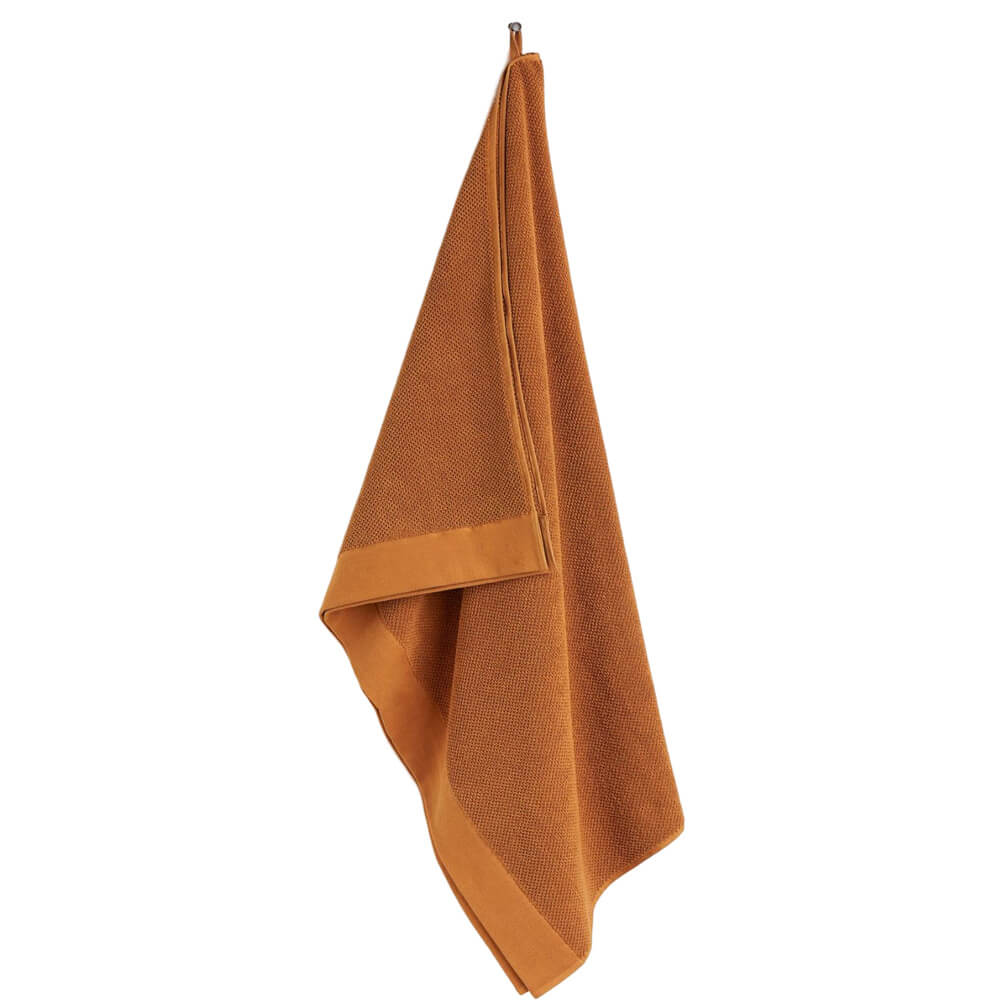 Банное полотенце H&M Home Cotton Terry, светло-коричневый полотенце laredoute полотенце банное 600 гм качество best 100 x 150 см зеленый
