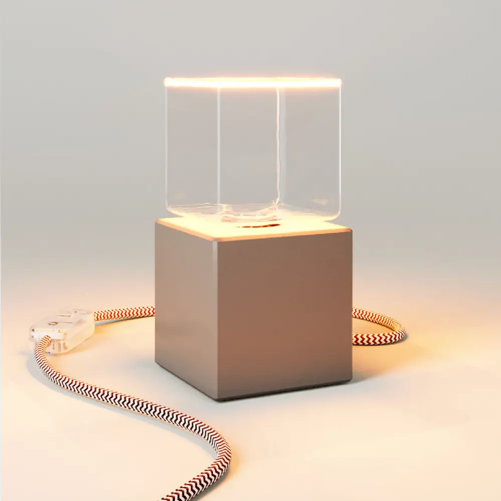 

Настольная лампа Creative Cables Colorful Cubetto, серый