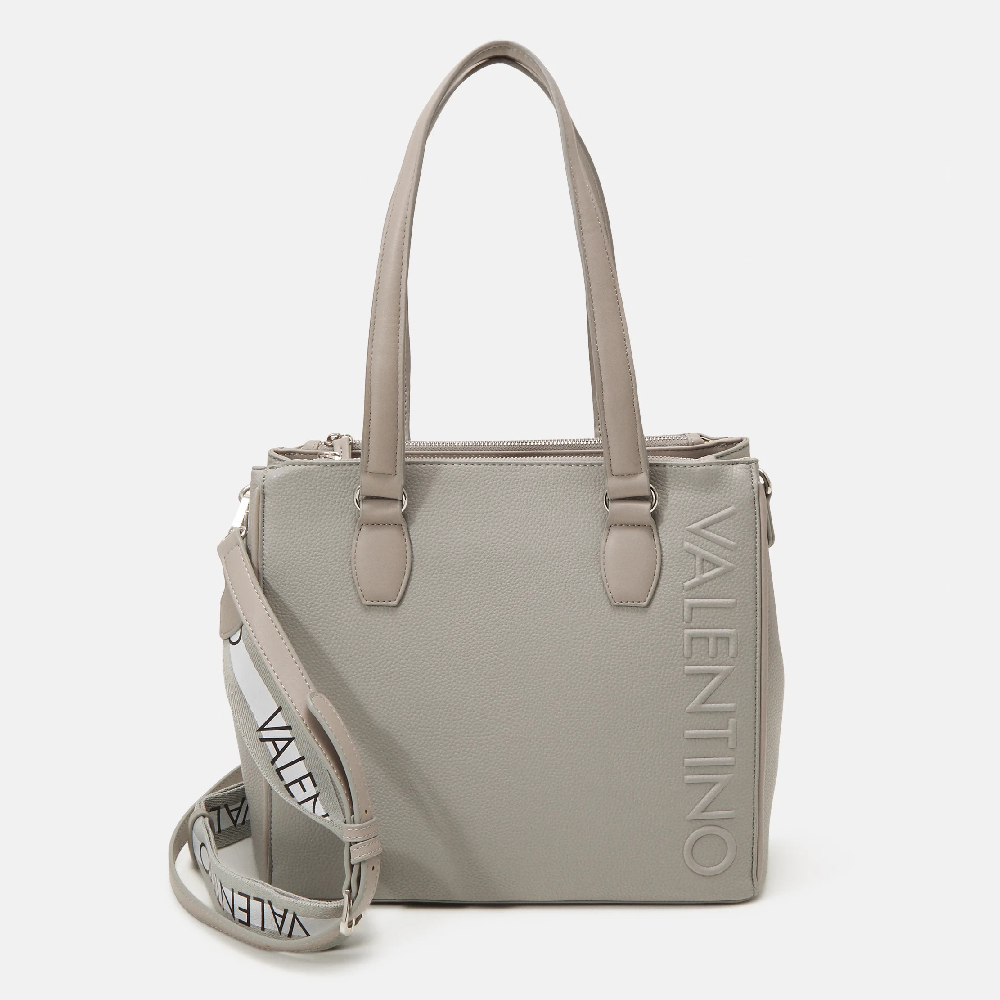 Сумка Valentino Bags Soho, серо-бежевый сумка valentino bags soho set серый