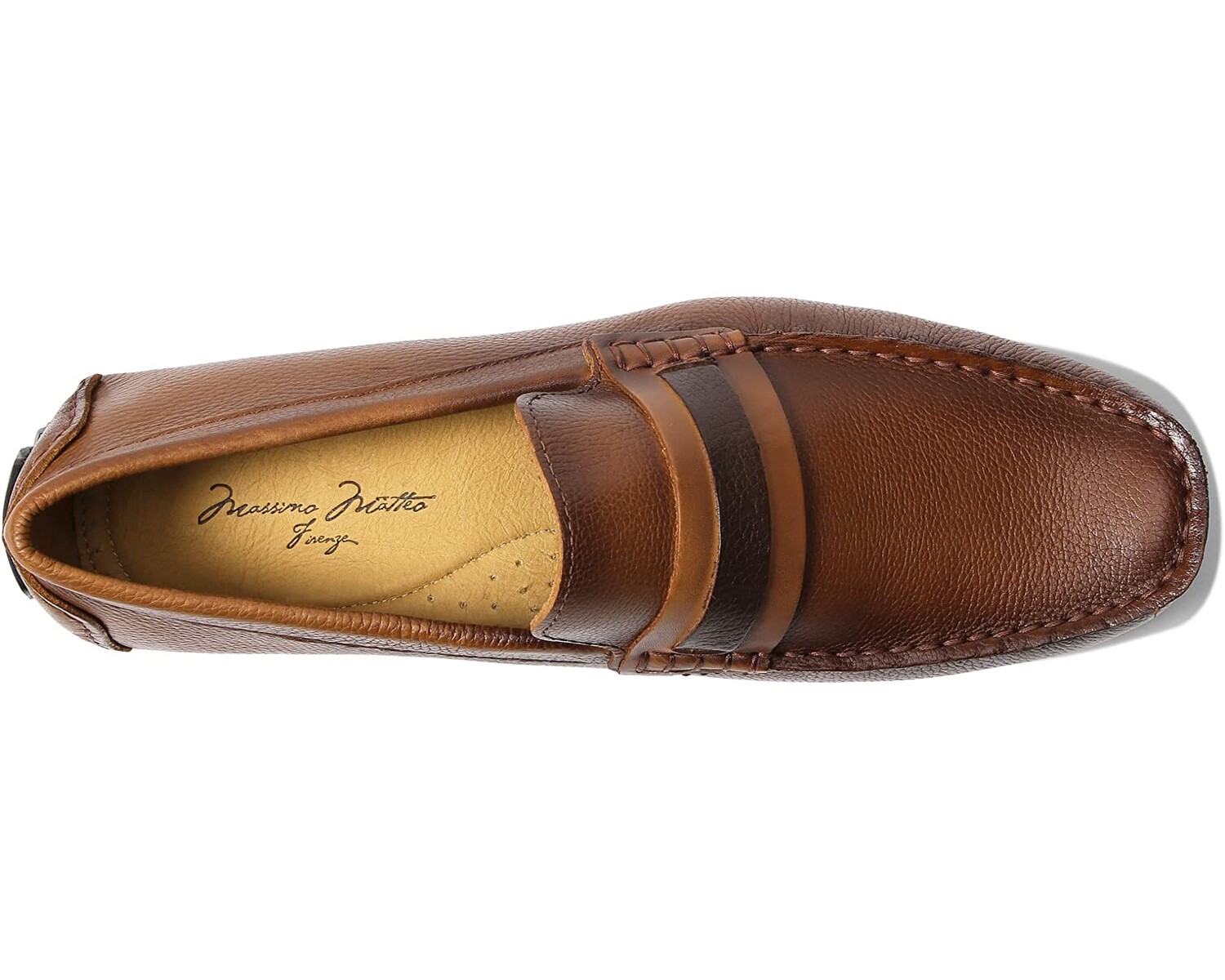 

Лоферы Leather Strap Driver 22 Massimo Matteo, бронза