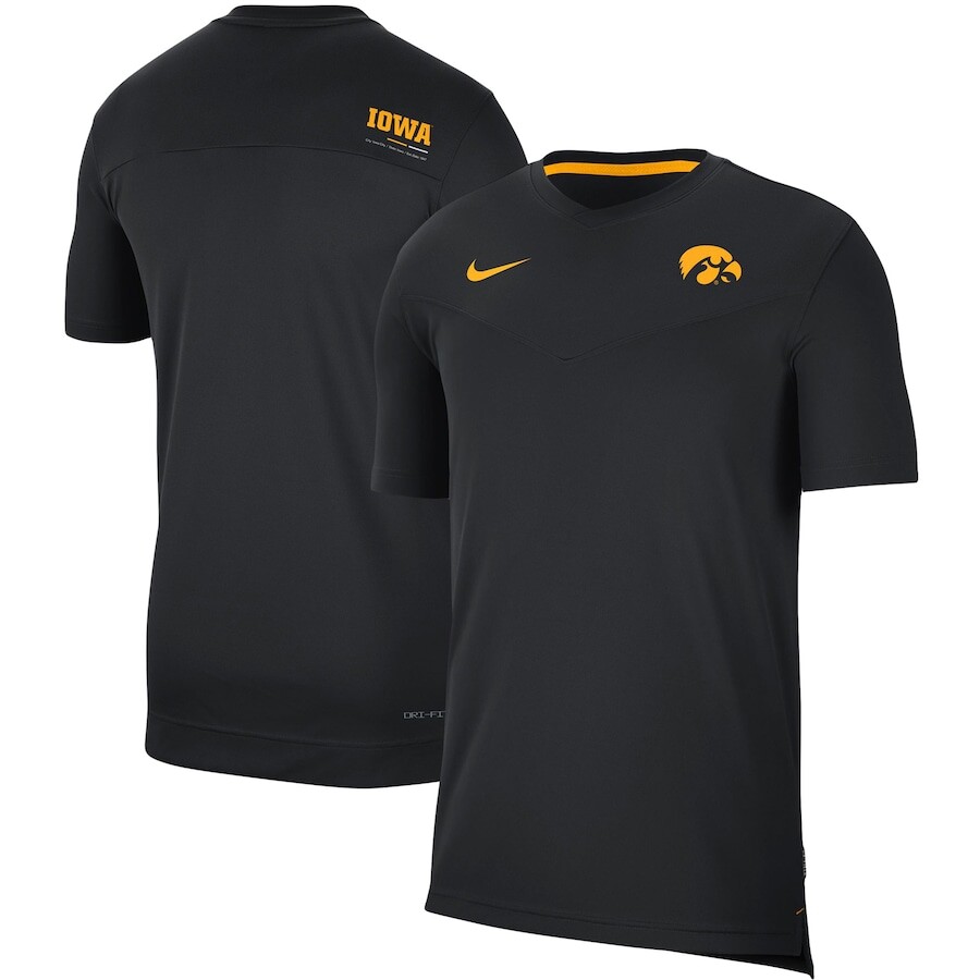 

Футболка с коротким рукавом Nike Iowa Hawkeyes, черный