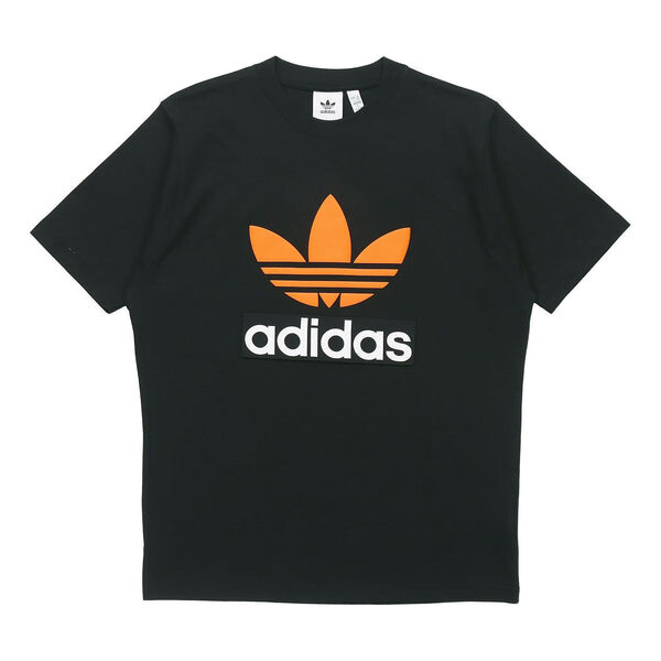 

Футболка Adidas originals Logo Round Neck Short Sleeve Tee For Men Black, Черный