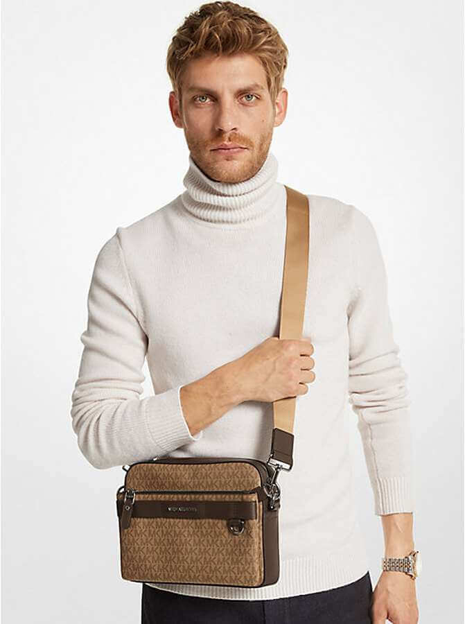 

Сумка Michael Kors Hudson 2-in-1 Logo Crossbody, коричневый