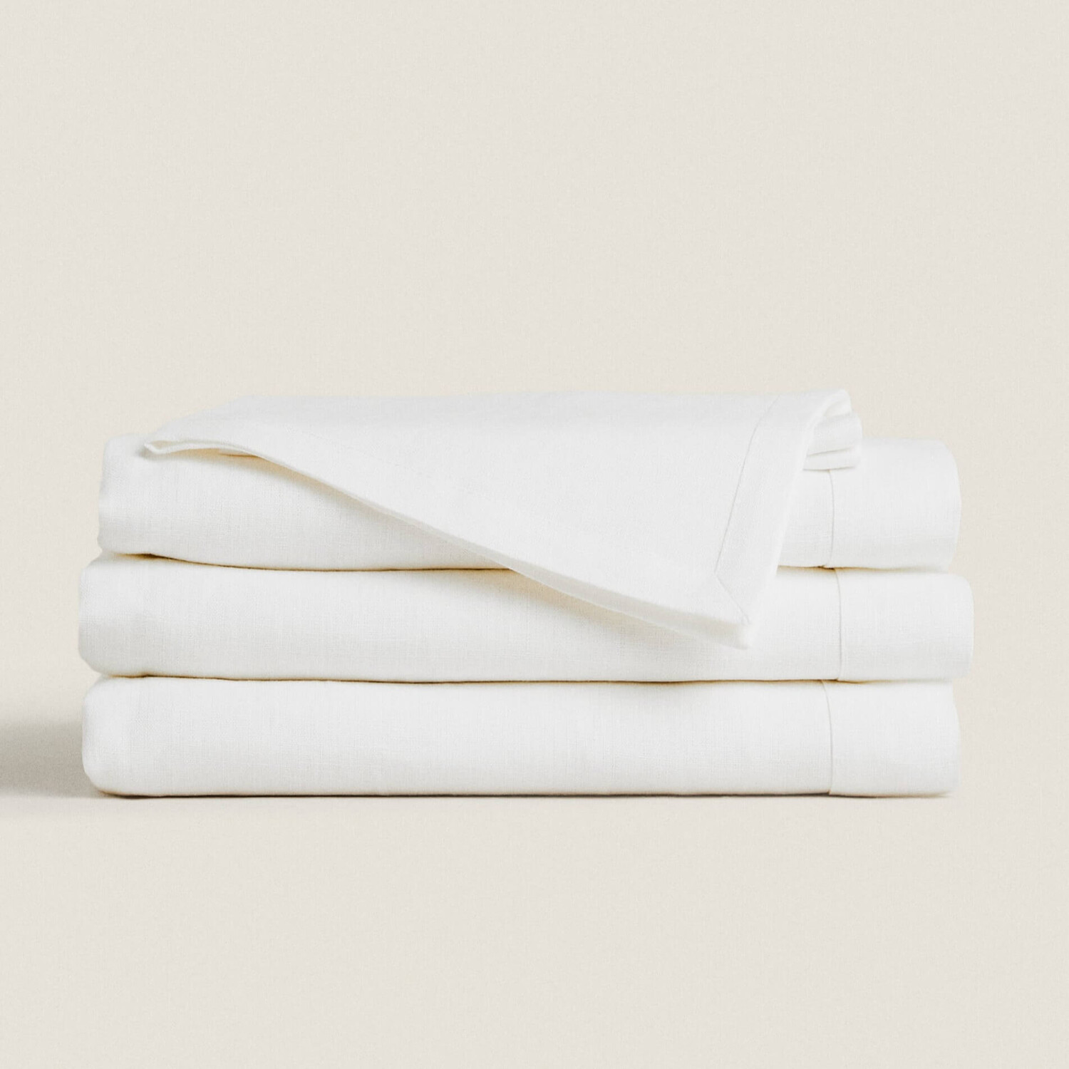 

Базовая льняная скатерть Zara Home, белый