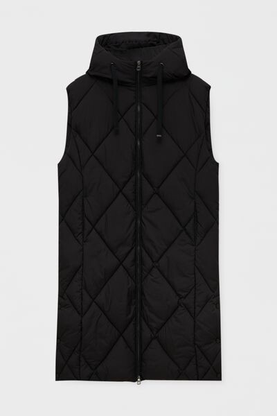 

Длинный стеганый жилет PULL&BEAR