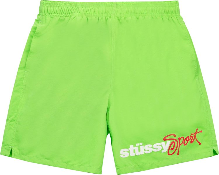 Шорты Stussy Sport Water Short 'Green', зеленый
