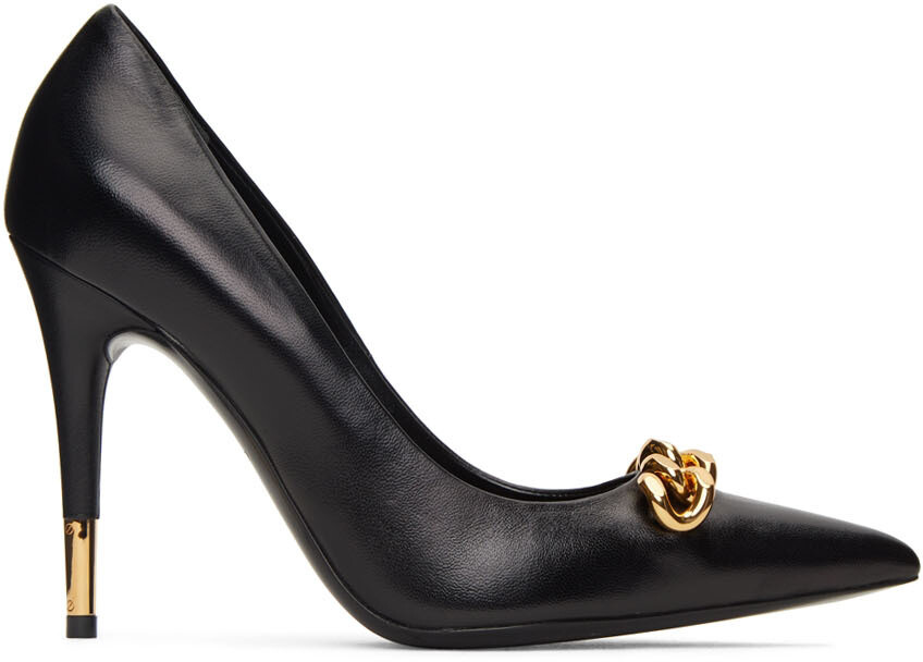 

Черные туфли с цепочками Iconic TOM FORD
