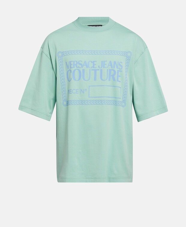 

Футболка органик Versace Jeans Couture, лаймовый