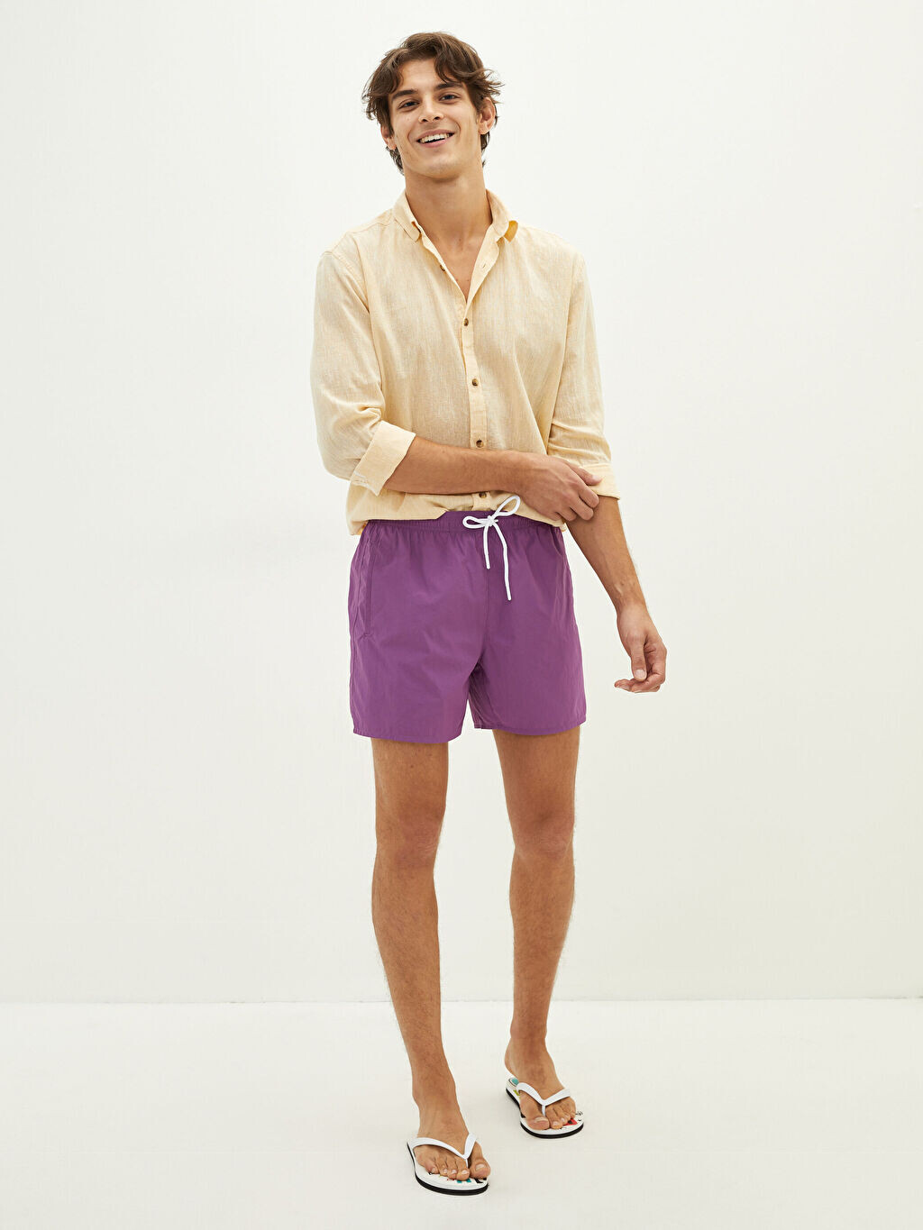 

Короткие мужские базовые шорты LCW SWIMWEAR