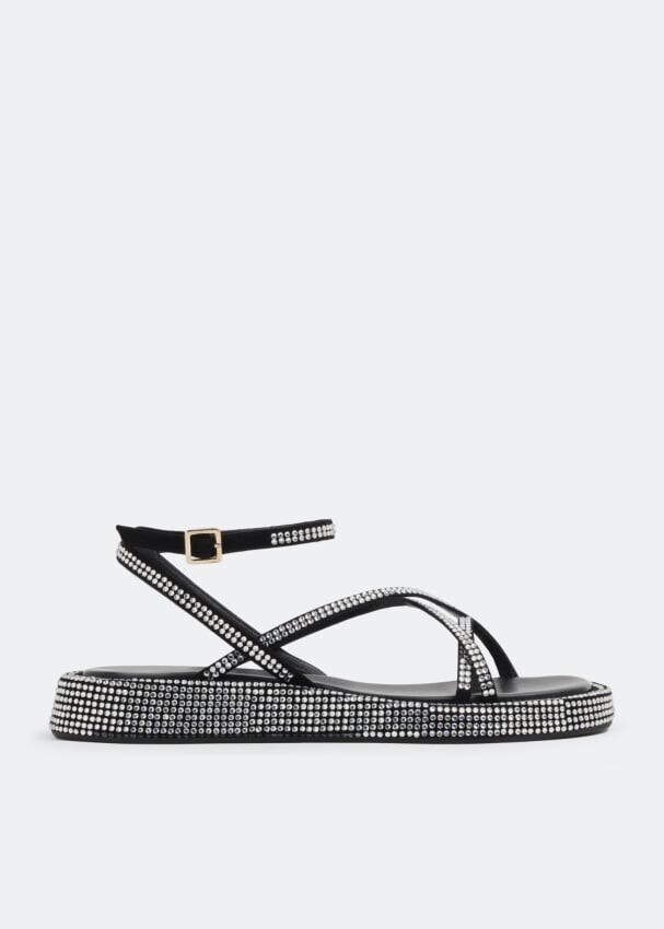 

Сандалии GIA BORGHINI x RHW Rosie 16 S sandals, черный