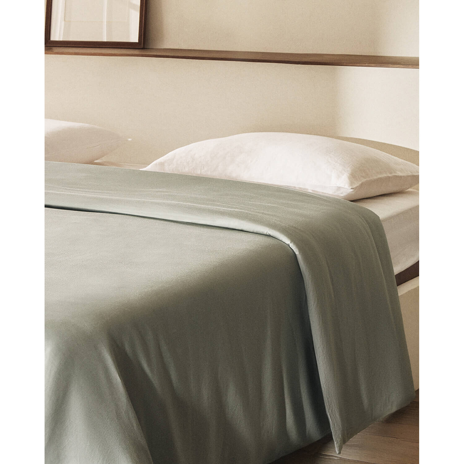 

Пододеяльник Zara Home Cotton Sateen, зеленый