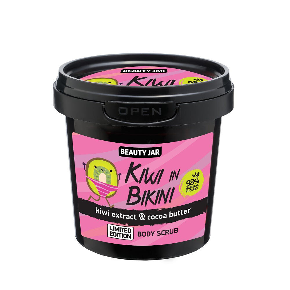 

BEAUTY JAR Скраб для тела Kiwi In Bikini с экстрактом киви и маслом какао 200г