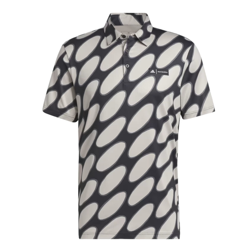 

Поло Adidas Marimekko Golf, черный/бежевый