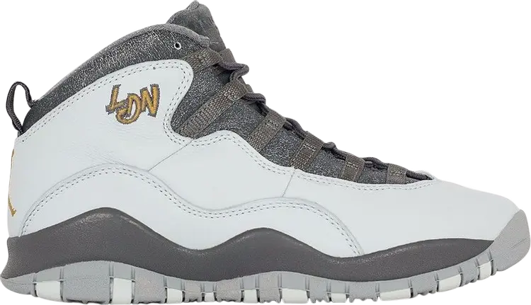 

Кроссовки Air Jordan 10 Retro BG London, серый