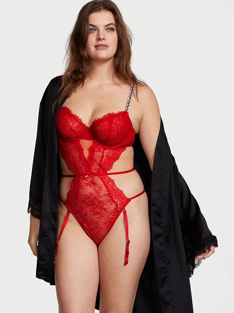 

Боди Victoria's Secret Very Sexy Teddy, красный