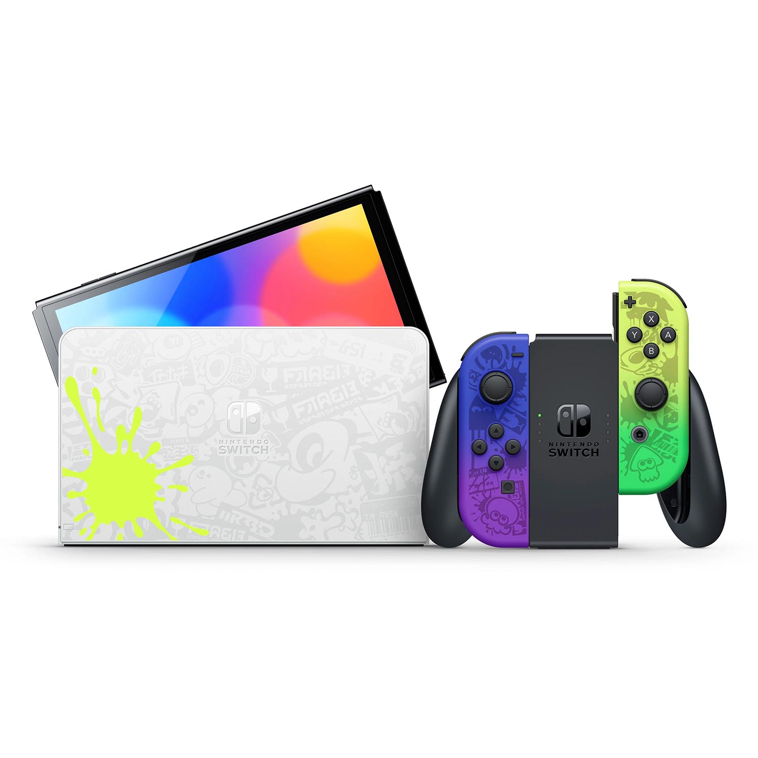 Игровая консоль Nintendo Switch OLED, Splatoon 3 Edition – купить с  доставкой из-за рубежа через платформу «CDEK.Shopping»