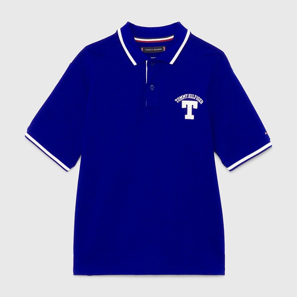 

Футболка поло Tommy Hilfiger Kids' Varsity, ярко-синий