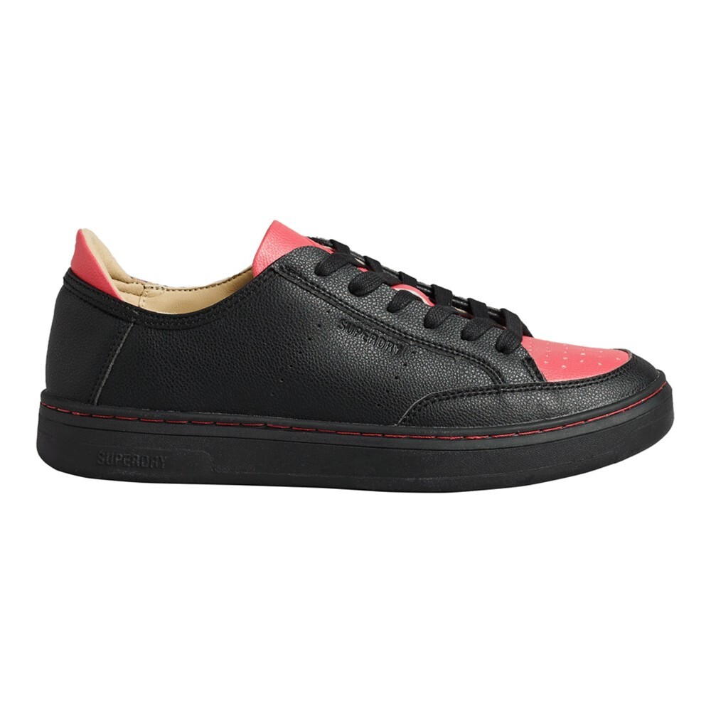 

Кроссовки Superdry Vegan Basket, black/raspberry red