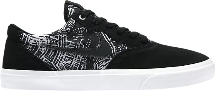

Кроссовки Nike Chron Solarsoft SB Premium 'Black White', черный