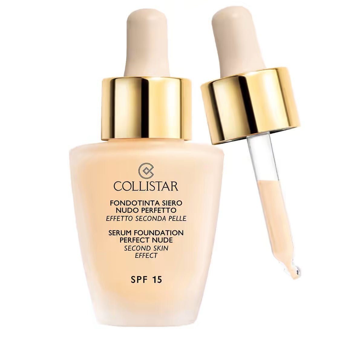 Collistar Тональная основа Serum Perfect Nude SPF15 для лица 1 Цвет  слоновой кости 30 мл – купить с доставкой из-за рубежа через платформу  «CDEK.Shopping»