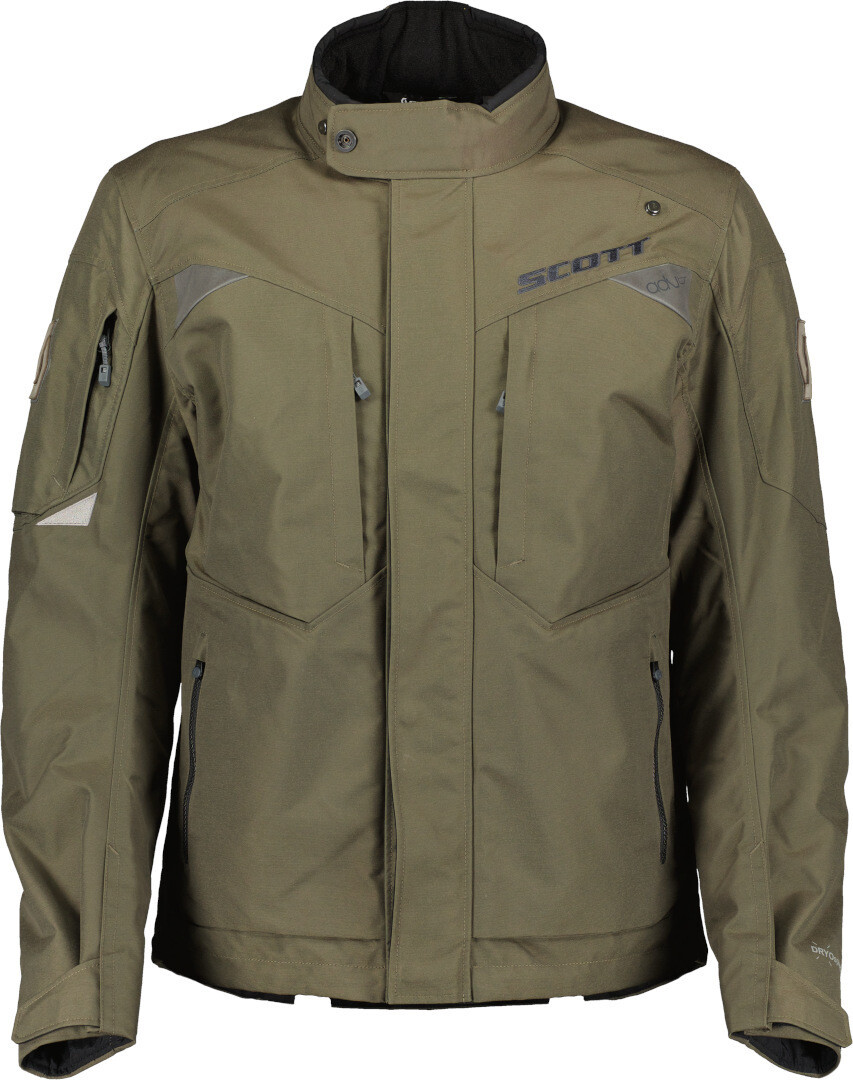 

Scott ADV Terrain Dryo Мотоцикл Текстильная куртка, оливковый