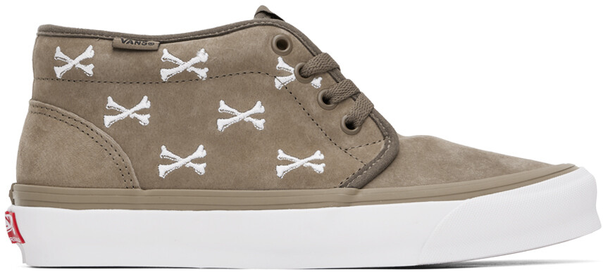

Серо-коричневые кроссовки WTAPS Edition OG Chukka LX Vans