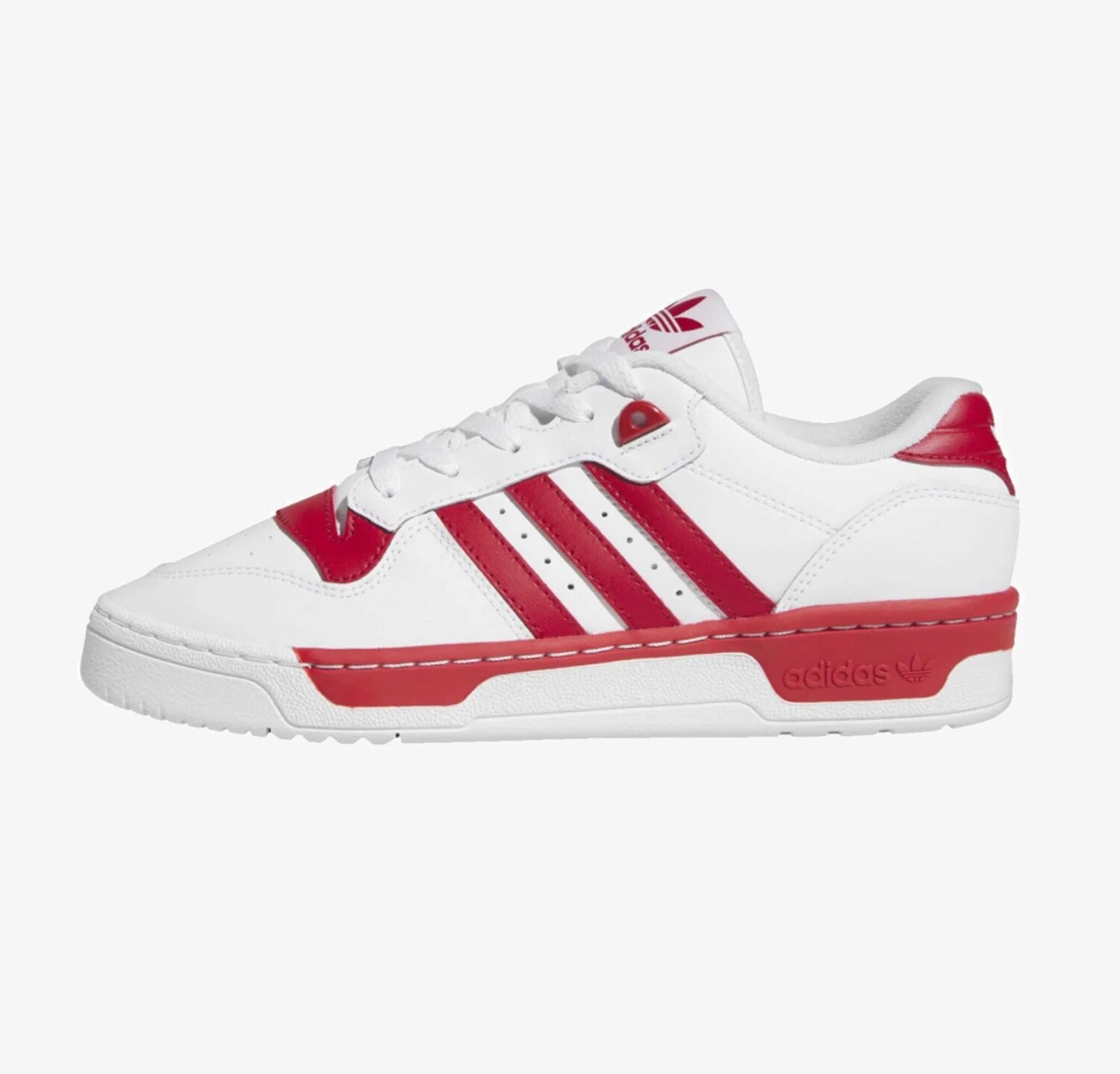 Кроссовки Adidas Originals Rivalry Low, белый, красный кроссовки adidas originals rivalry low черный белый