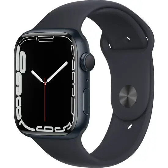 

Умные часы Apple Watch Series 7, 45 мм, темная ночь, Черный