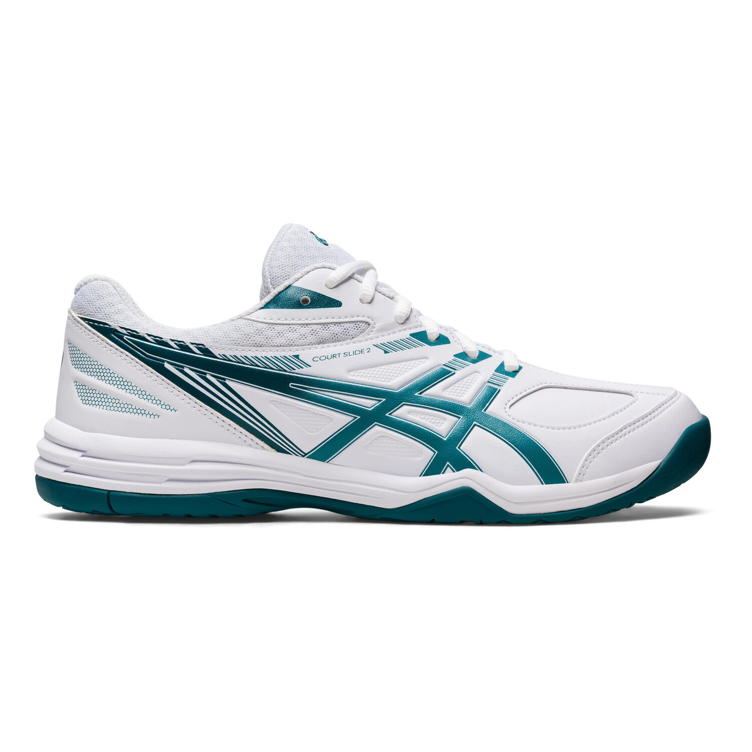 

Мужские теннисные туфли - Asics Court Slide Multicourt белый/зеленый
