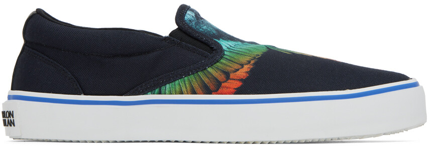 

Черные кроссовки без шнурков Icon Wings Marcelo Burlon County of Milan