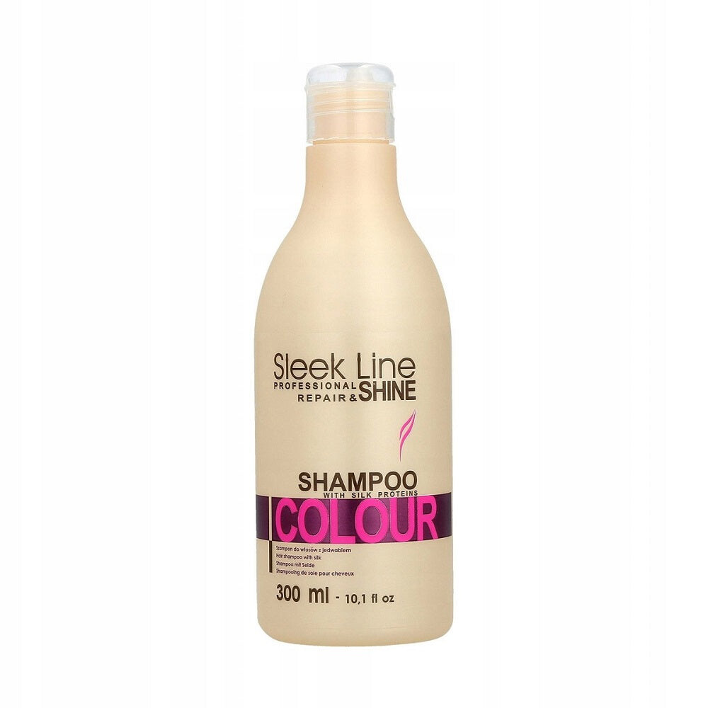 

Stapiz Шампунь Sleek Line Color Shampoo с шелком для окрашенных волос 300мл