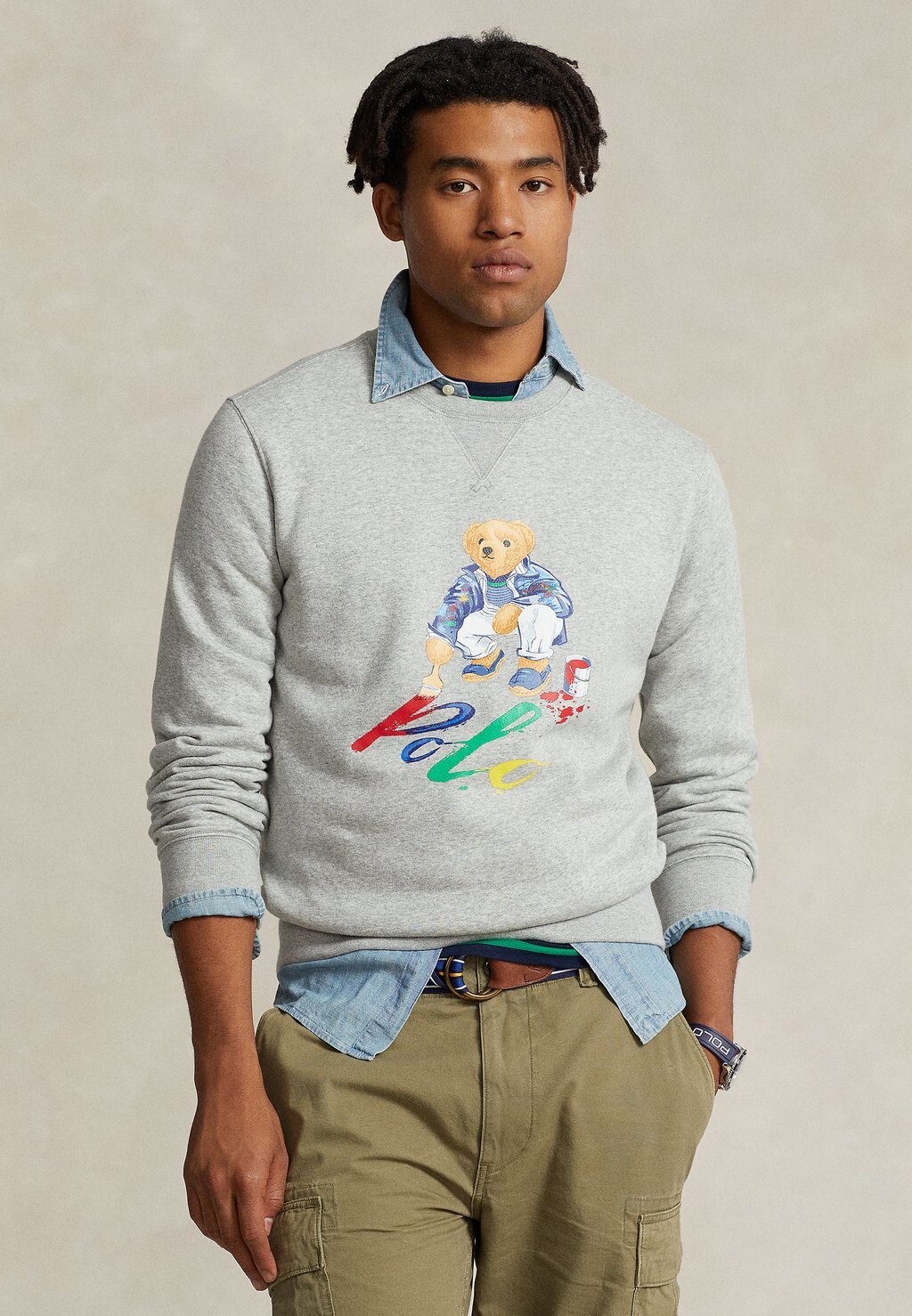 

Толстовка ДЛИННЫЙ РУКАВ Polo Ralph Lauren, andover Heather