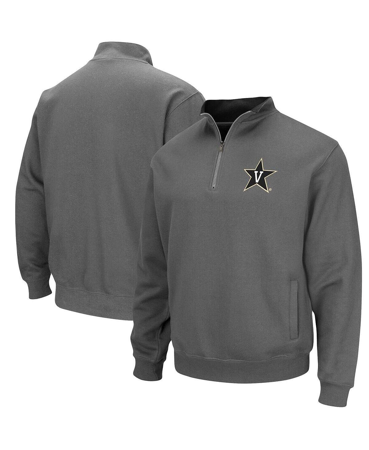 

Мужская темно-серая куртка vanderbilt commodores tortugas logo с молнией на четверть Colosseum, мульти