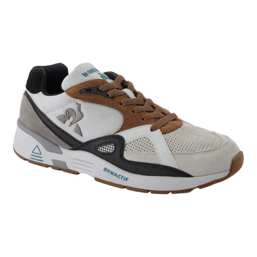 

Кроссовки le coq sportif R850, white/black/brown