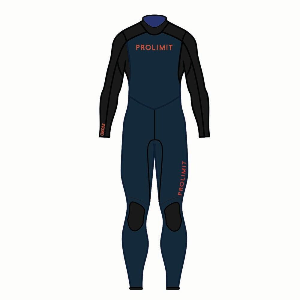 

Pro Limit Neo Suit Grommet Steamer 5/3 Junior Long Sleeve Blue/Red 2022 - Размер M, синий